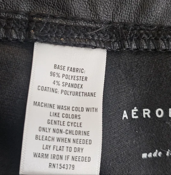 Aeropostale XL Pleather Bootcut - Picture 5 of 11